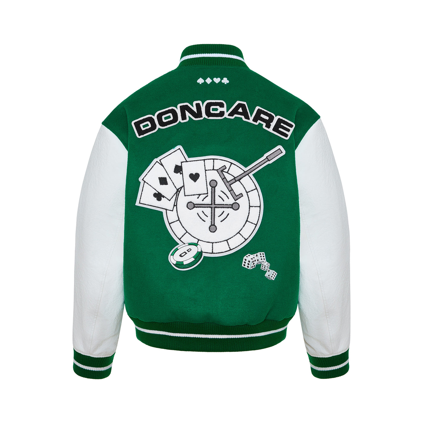 DONCARE D LOGO Varsity Jacket | Face 3 Face