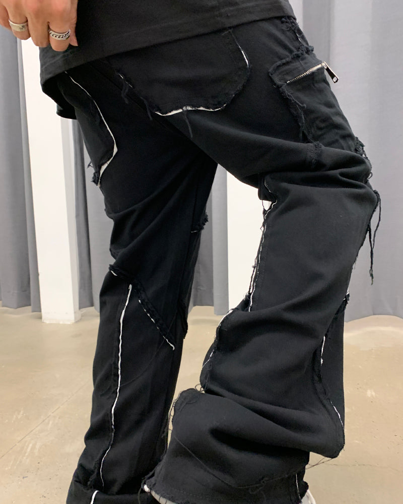F3F Select Splicing Anti Edge Beggar Pants