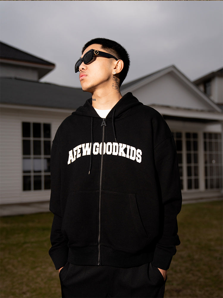 AFGK 3D Logo Zip Hoodie | Face 3 Face