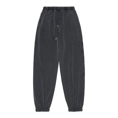 MEDM Washed Embroidered Sweatpants