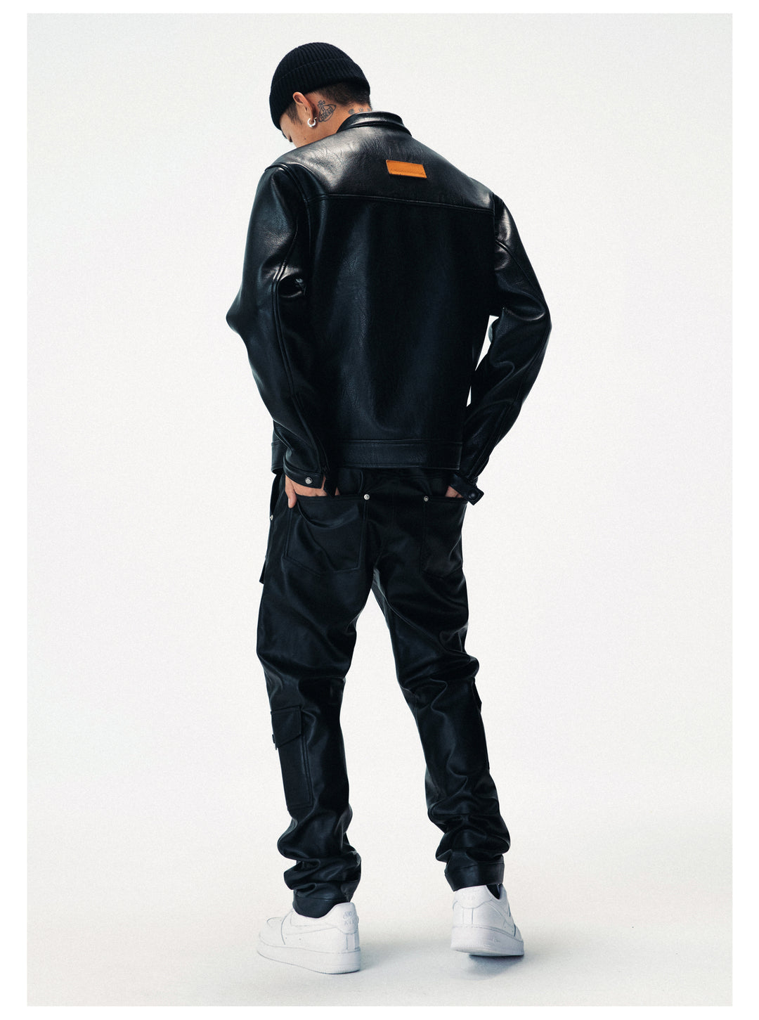 ANTIDOTE LOGO Motorcycle PU Leather Jacket | Face 3 Face