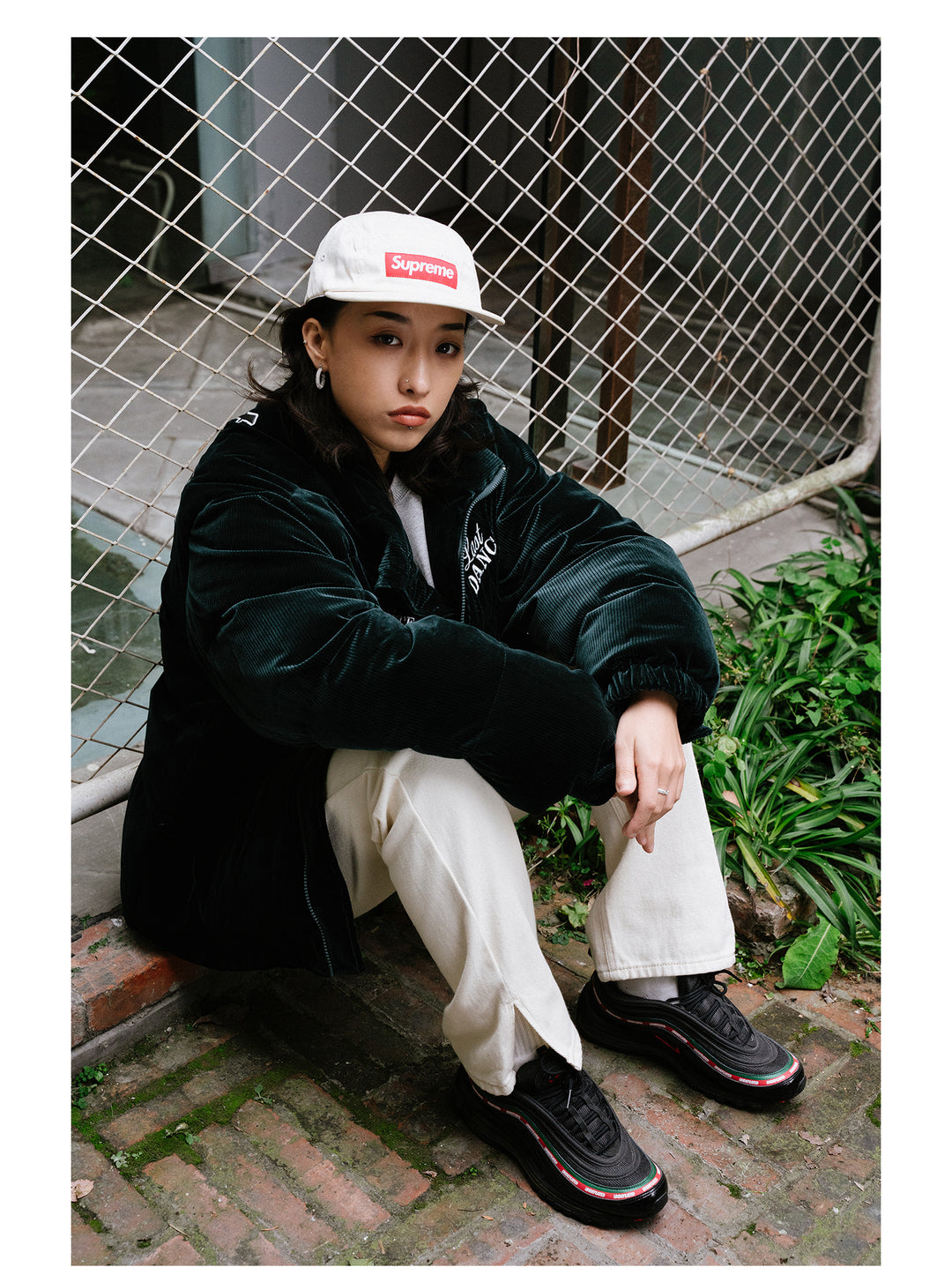 VOTE Embroidered Corduroy Jacket