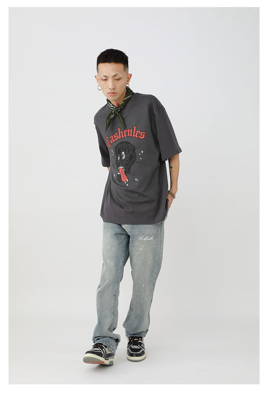 Cashrules Skull LOGO Theme Tee