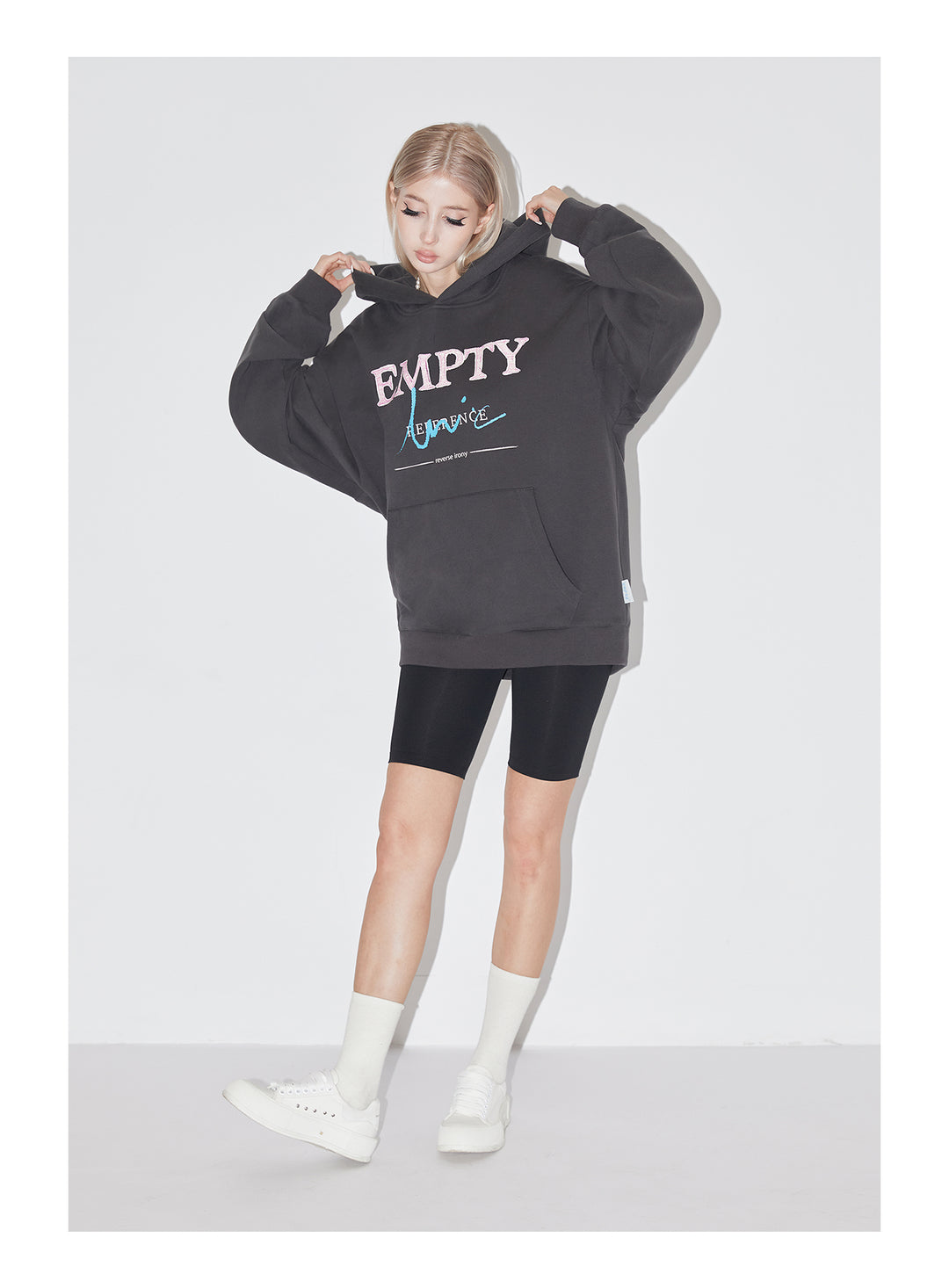 EMPTY REFERENCE Overlap Logo Hoodie