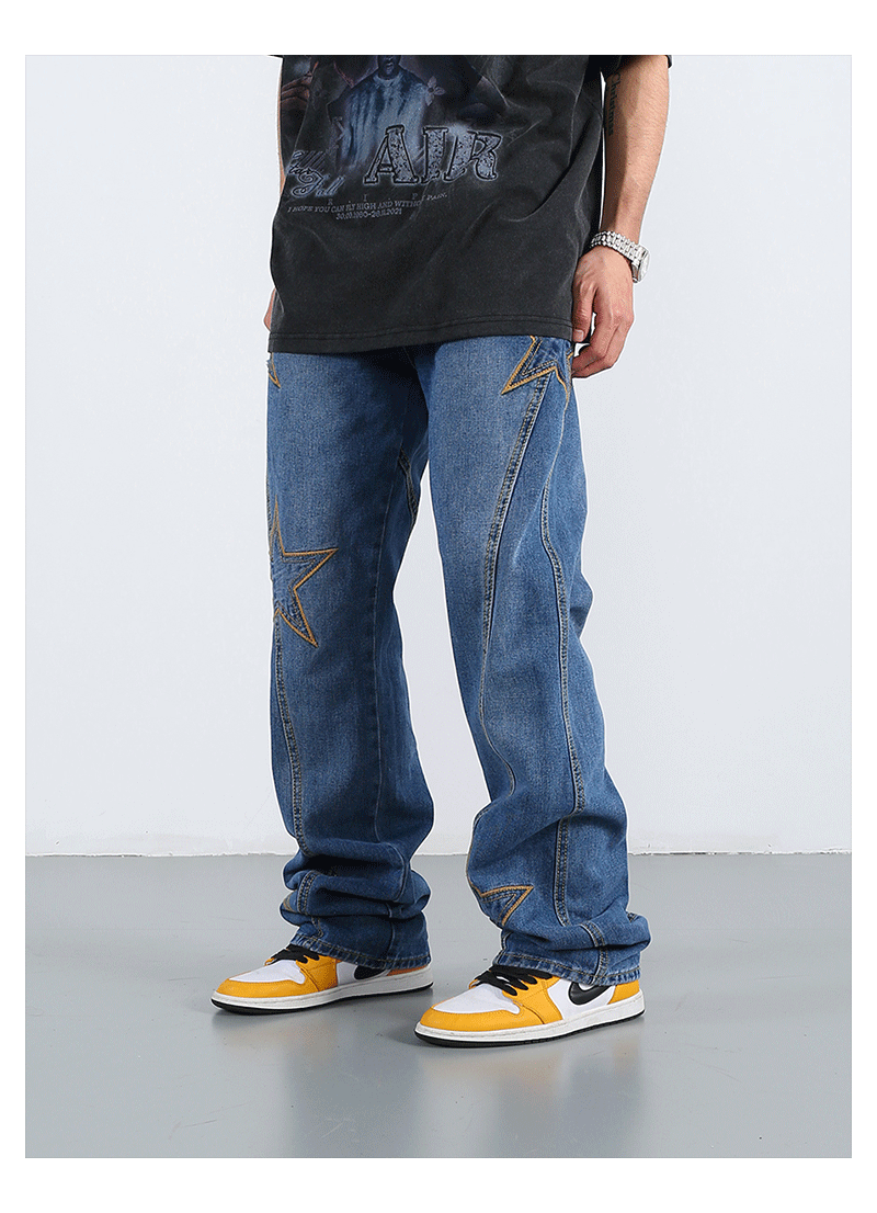 F3F Select Star Bright Line Denim Jeans