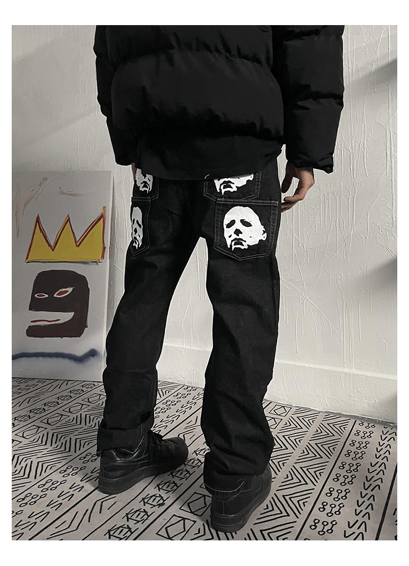 Multi Pocket Denim Jeans