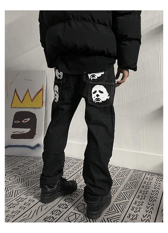 Multi Pocket Denim Jeans