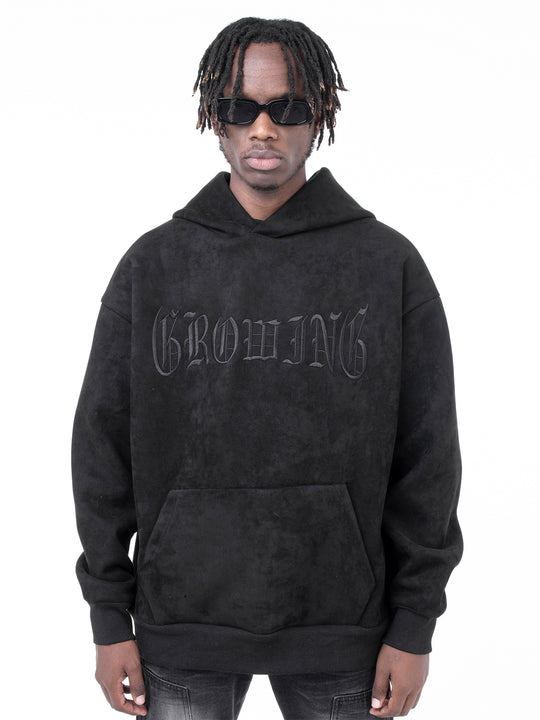 F3F Select Growing Embroidered Suede Hoodie
