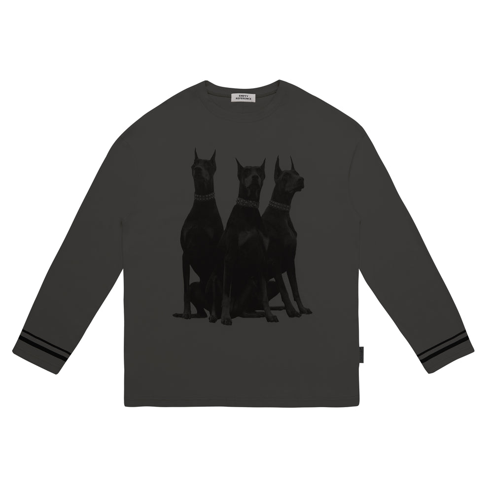 EMPTY REFERENCE Doberman Long Sleeved Tee | Face 3 Face