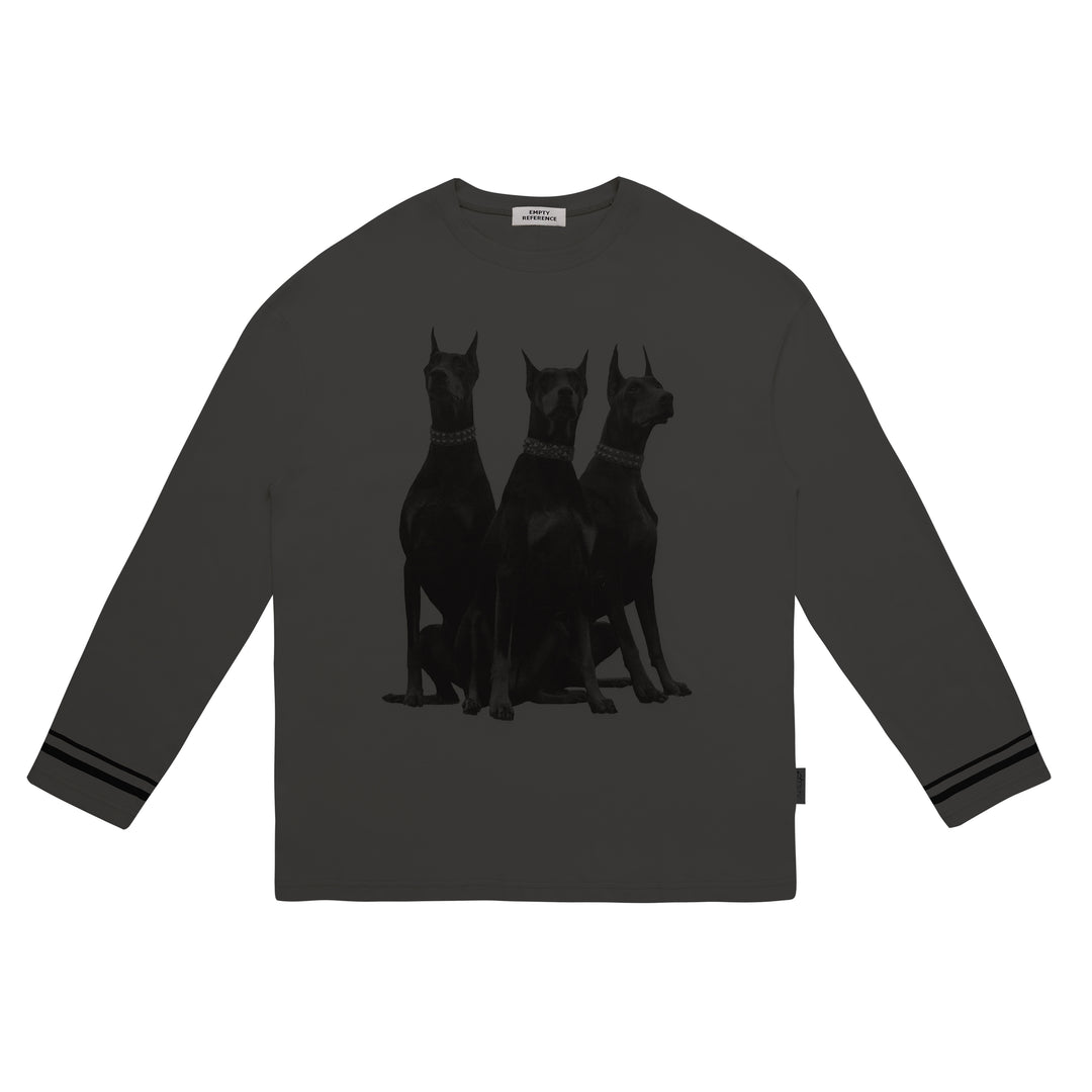 EMPTY REFERENCE Doberman Long Sleeved Tee | Face 3 Face