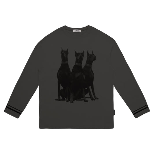 EMPTY REFERENCE Doberman Long Sleeved Tee | Face 3 Face