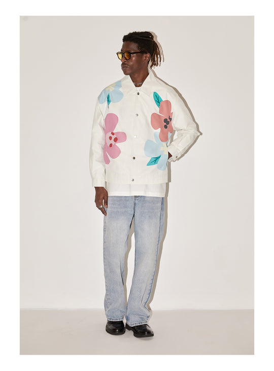 EMPTY REFERENCE Garden Floral Print Jacket