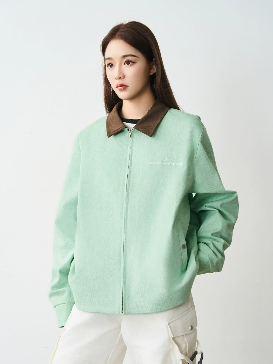 Harsh and Cruel Embroidered Lapel Collar Jacket