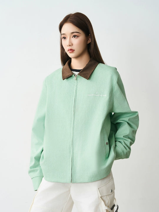 Harsh and Cruel Embroidered Lapel Collar Jacket