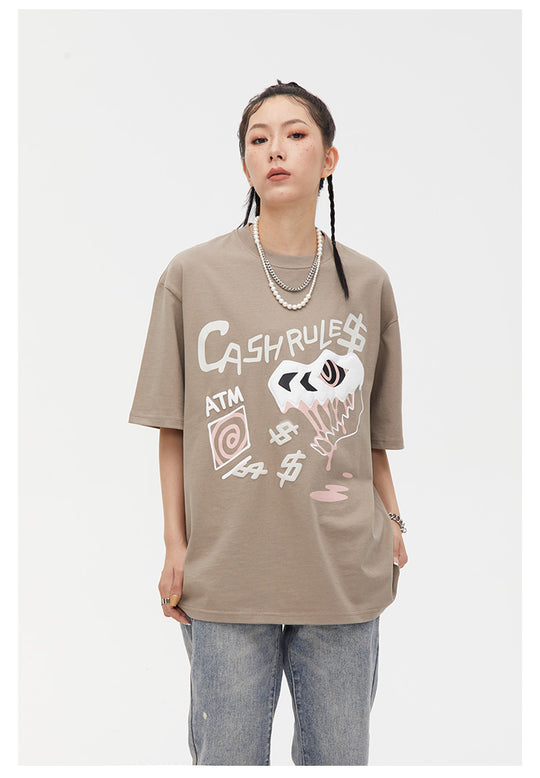 Cashrules Dinosaur Foam Print Tee