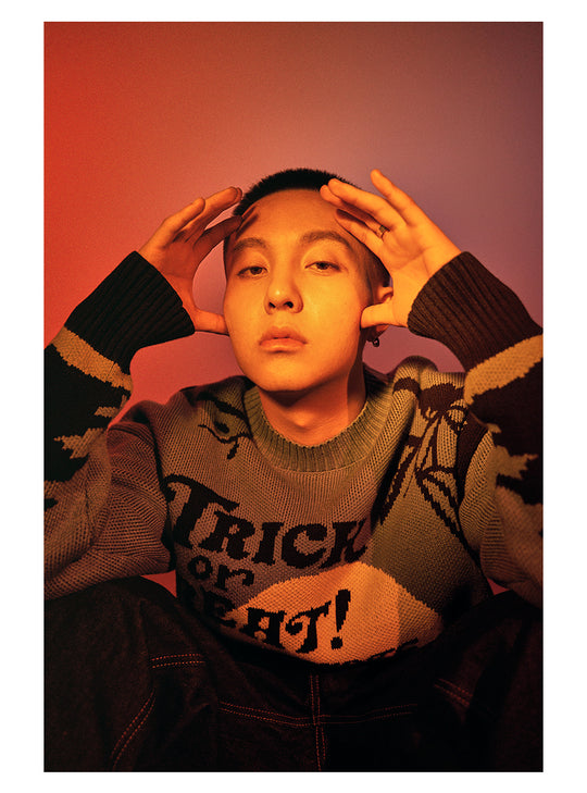 VOTE Trick Or Treat Knit Sweater