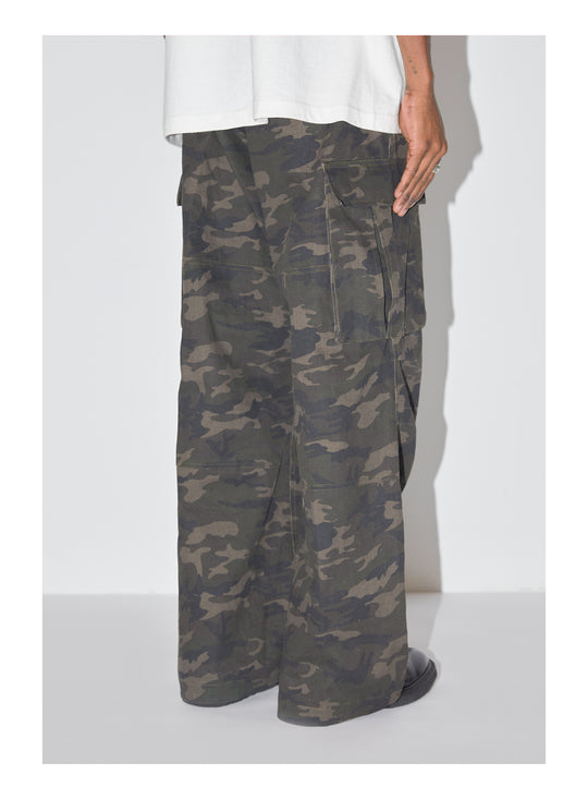 EMPTY REFERENCE Camouflage Embroidery Work Pants