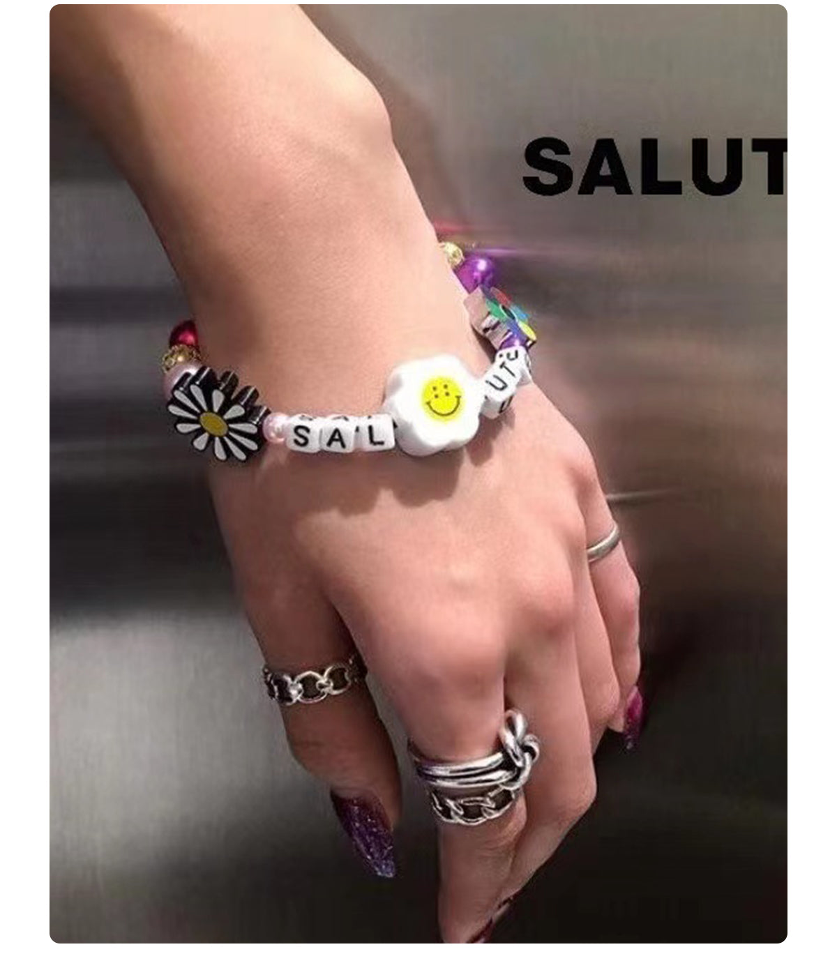 SALUTE & GODDESS Small Daisy Bracelet