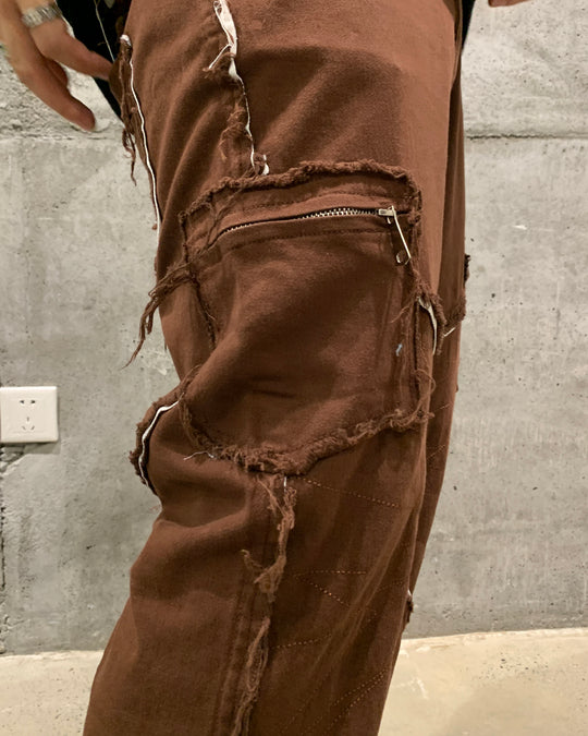 F3F Select Splicing Anti Edge Beggar Pants