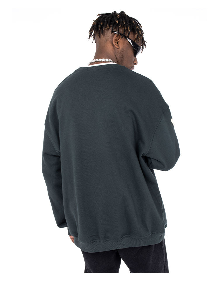 Patch Skeleton Sweatshirts