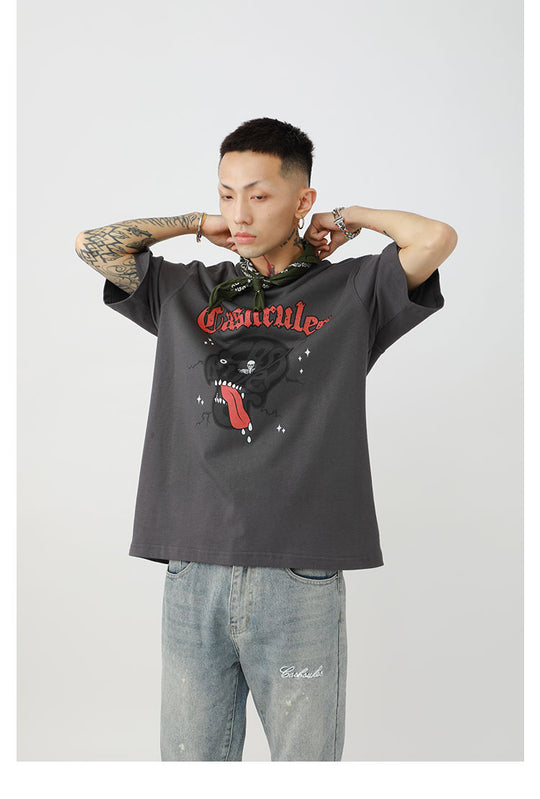 Cashrules Skull LOGO Theme Tee
