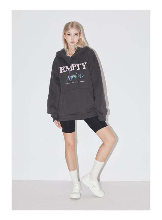 EMPTY REFERENCE Overlap Logo Hoodie
