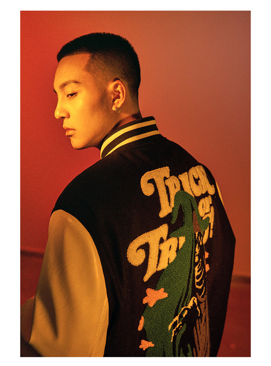 VOTE Trick Or Treat Varsity Jacket