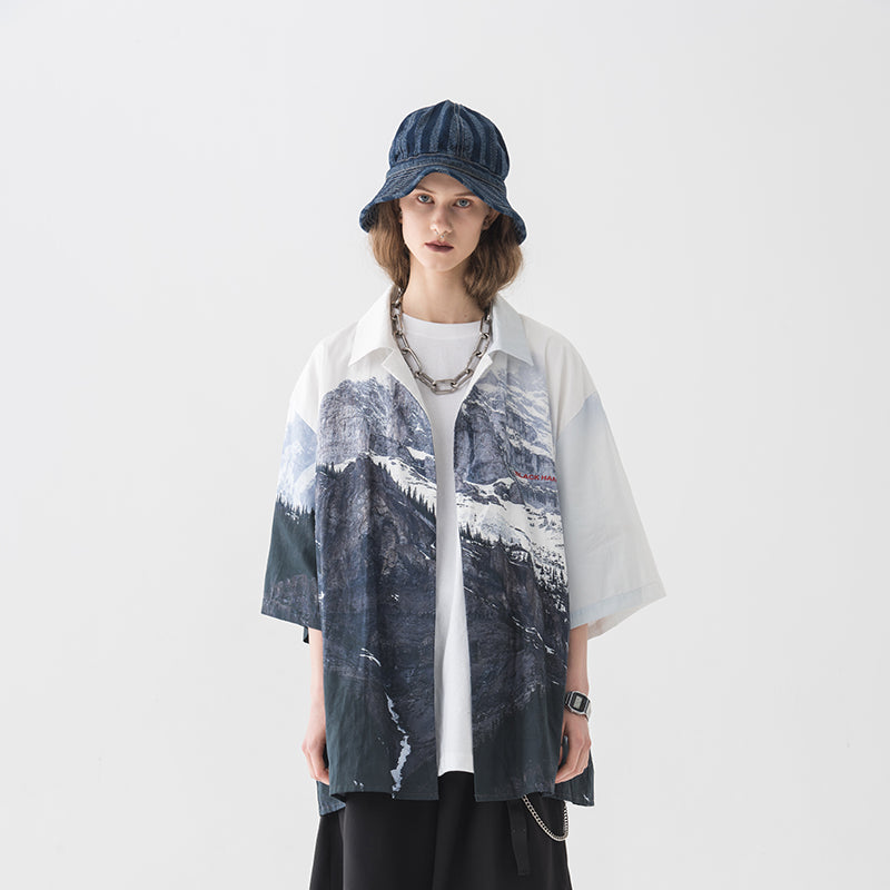 Harsh and Cruel Mountain Cuban Shirt