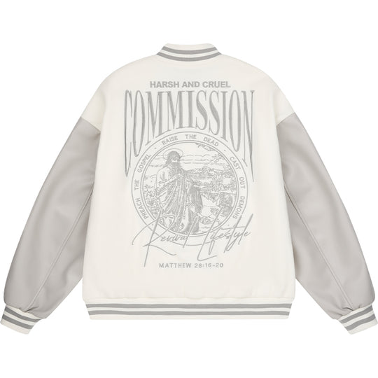 Harsh and Cruel Loose Casual Embroidered Baseball Jacket