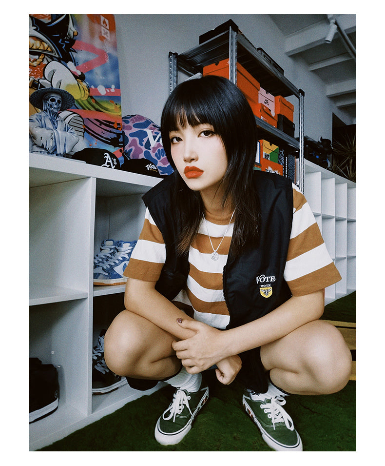 VOTE Bee Embroidery Logo Vest