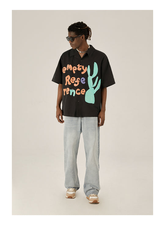 EMPTY REFERENCE Cactus Short Sleeve Shirt
