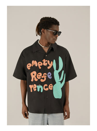 EMPTY REFERENCE Cactus Short Sleeve Shirt