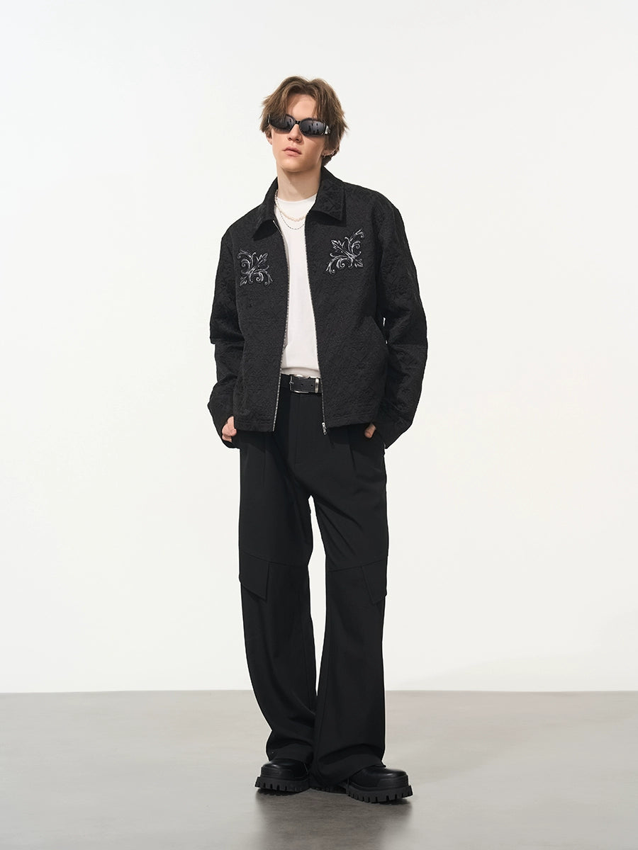 Harsh and Cruel Jacquard Embroidered Patches Jacket