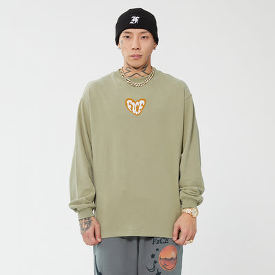 F2CE Love Heart LOGO Long Sleeved Tee | Face 3 Face