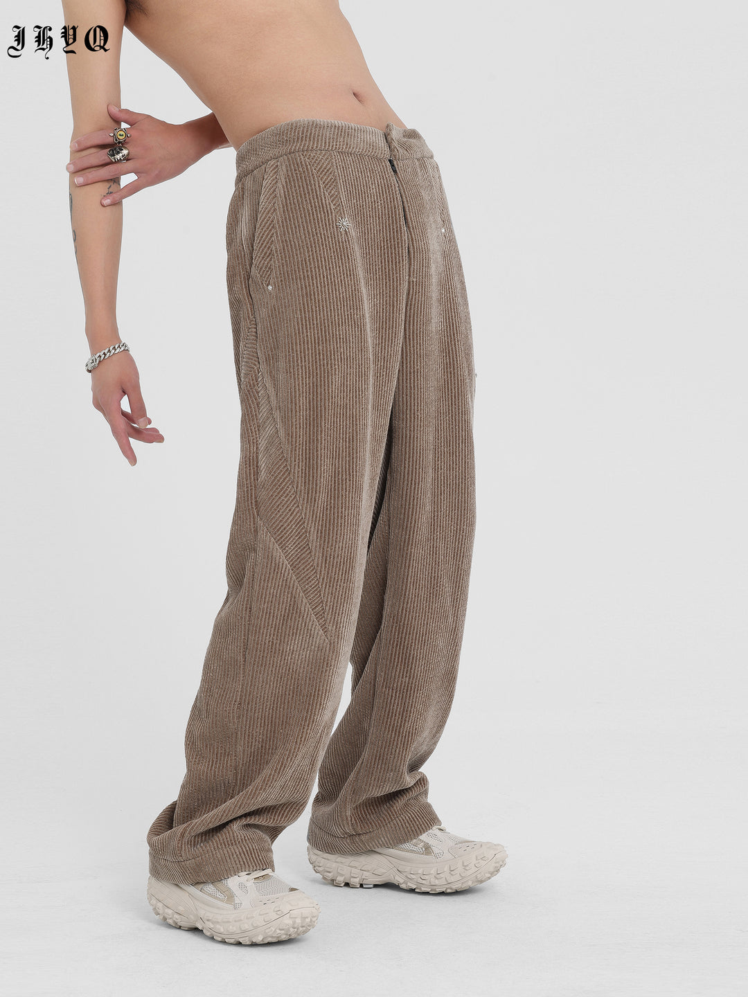 JHYQ Corduroy Smooth Wide Leg Pants