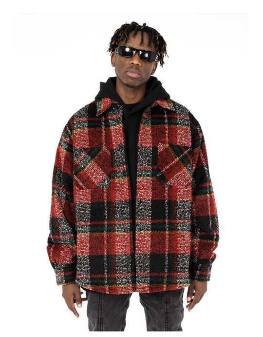 Plaid Shirt Jacket