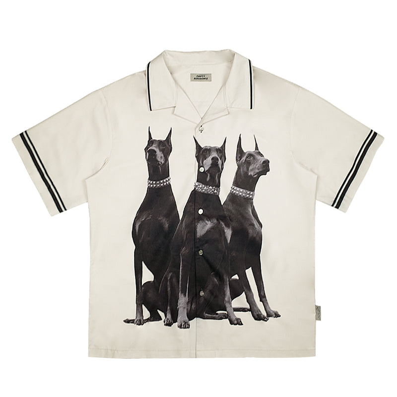 EMPTY REFERENCE Doberman Short Sleeve Shirt | Face 3 Face