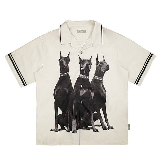 EMPTY REFERENCE Doberman Short Sleeve Shirt | Face 3 Face