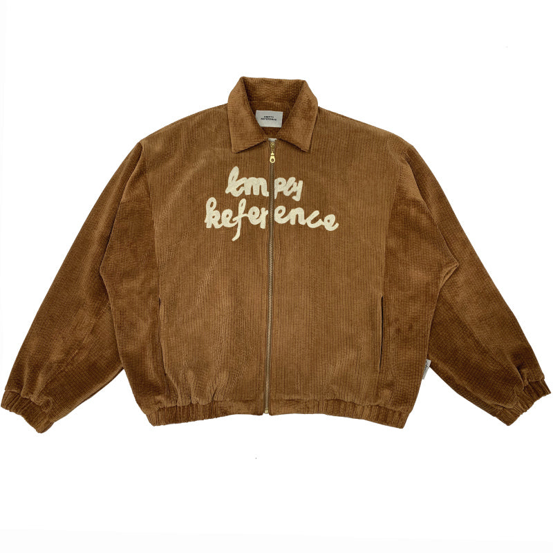 EMPTY REFERENCE Embroidered Corduroy Jacket – Face 3 Face