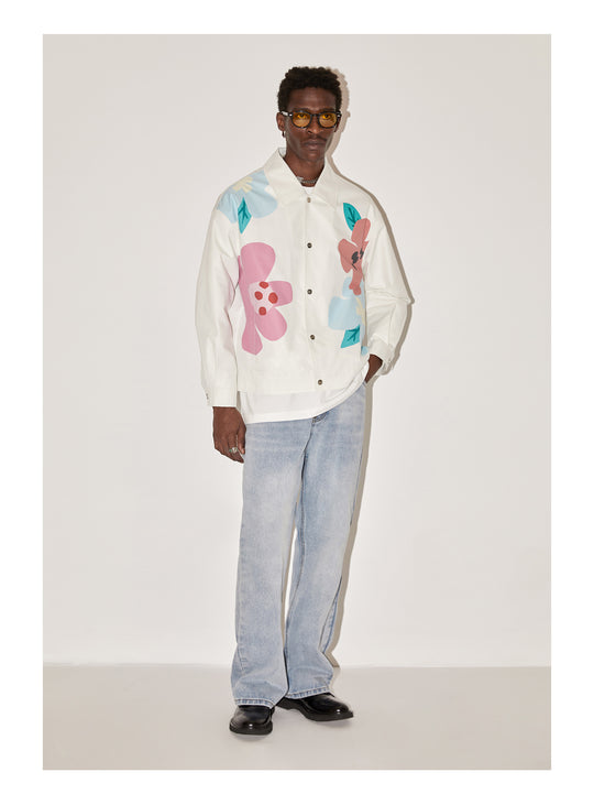 EMPTY REFERENCE Garden Floral Print Jacket