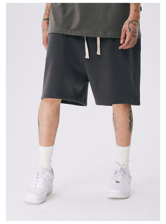 ANTIDOTE Crotch Print Sweatpants Shorts