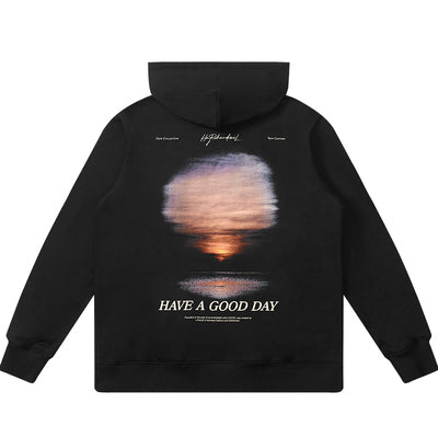 Harsh and Cruel Sunset Landscape Photography Hoodie