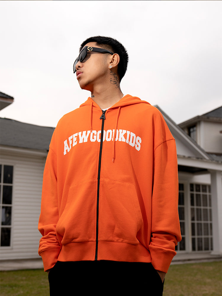 AFGK 3D Logo Zip Hoodie | Face 3 Face