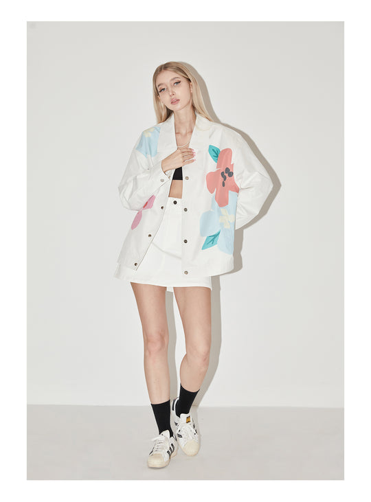 EMPTY REFERENCE Garden Floral Print Jacket