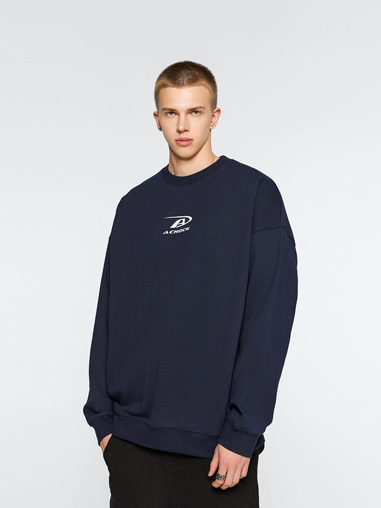 Achock Basic Logo Print Sweatshirt | Face 3 Face