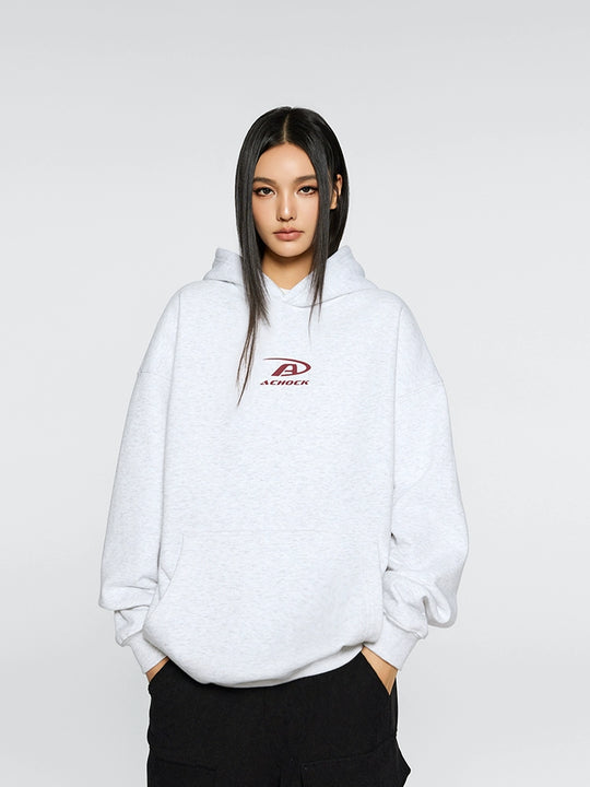 Achock Small Logo Simple Hoodie