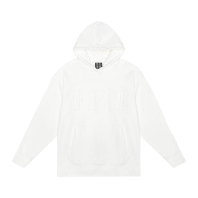 MEDM Embossed Letter Logo Hoodie