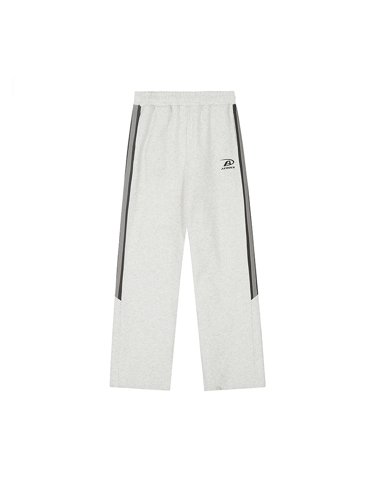 Achock Striped Patchwork Sweat Pants