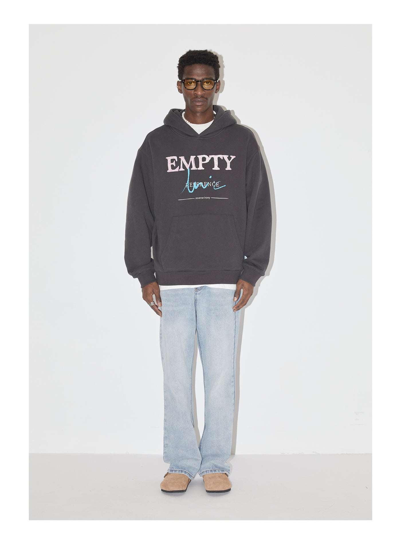 EMPTY REFERENCE Overlap Logo Hoodie