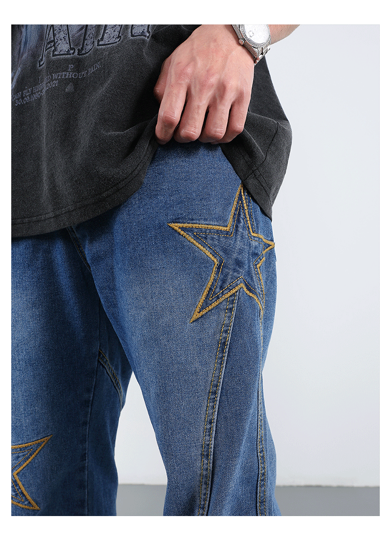 F3F Select Star Bright Line Denim Jeans